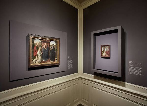 “The Charterhouse of Bruges: Jan van Eyck, Petrus Christus, and Jan Vos” at The Frick Collection. Photo: courtesy The Frick Collection.