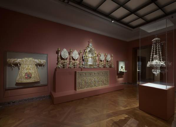 Inside the Frick Collection’s “To the Holy Sepulcher: Treasures from the Terra Sancta Museum.”