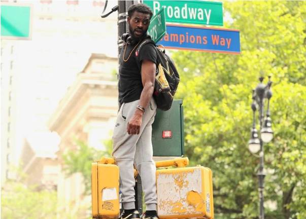 Broadway was renamed Champions Way for the NY Knicks victory parade.