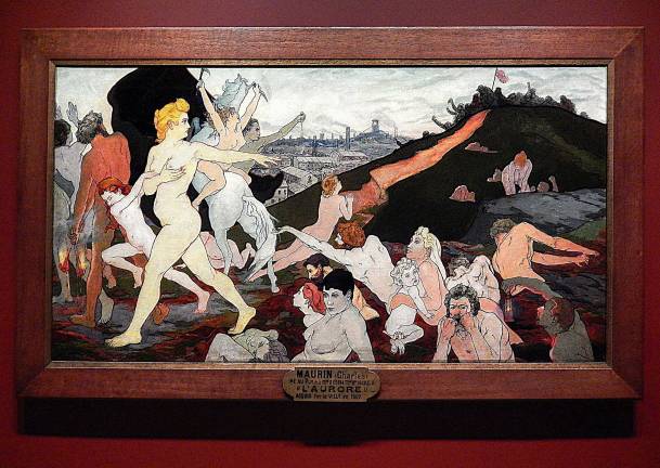Charles Maurin's "The Dawn of Labor," ca. 1891. Photo: Adel Gorgy