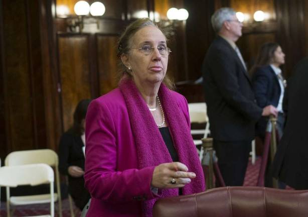 Manhattan Borough President Gale Brewer opposes instituting term limits for community board members. Brewer’s office is responsible for appointing members to Manhattan’s 12 community boards. Photo: William Alatriste/NYC Council