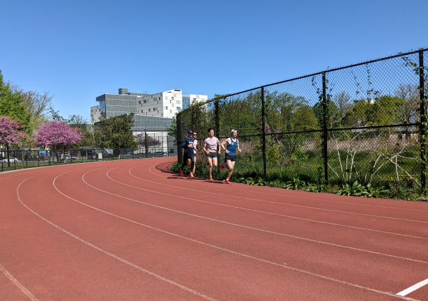 Red Hook Track, property of the NYC Parks Department, May 2021.