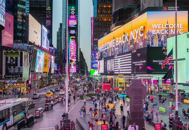 Times Square. Photo: Noel Calingasan