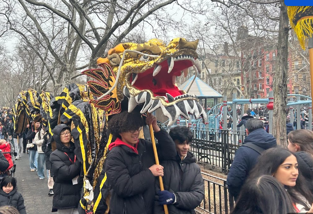 It may be the Year of the Fire Horse, but no Lunar New Year celebration is complete without plenty of dragons, such as this one at the kickoff celebration in Sara D. Roosevelt Park on Feb. 17.