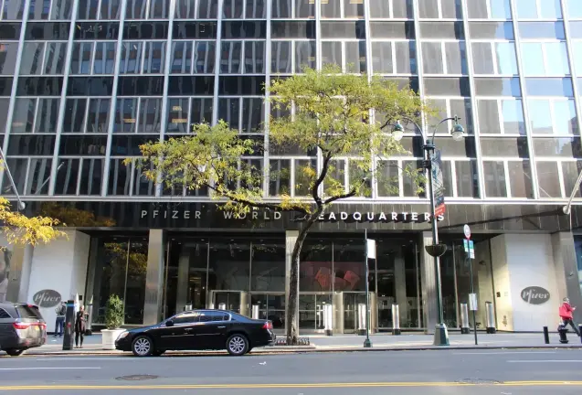 Pharmaceuticals giant Pfizer sold the two buildings that housed its former world HQ to developers who have undertaken the city’s largest office-to-housing conversion. It is expected to start seeking leases in 2026 with first renters moving into it in 2027.