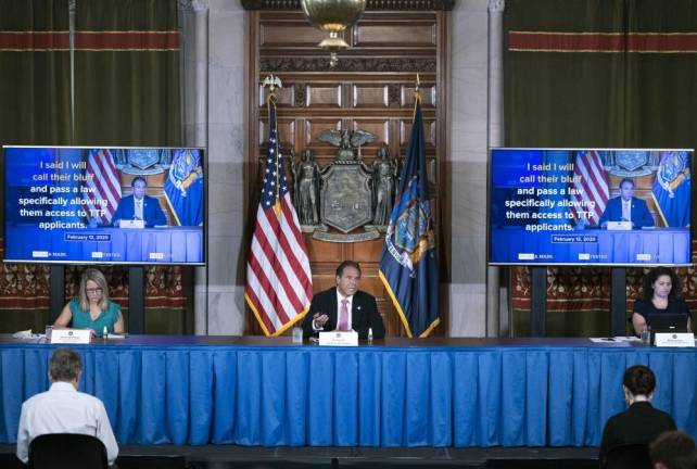Governor Andrew M. Cuomo speaks during a press conference on July 24, 2020. (Photo: Mike Groll/Office of Governor Andrew M. Cuomo)