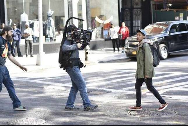 Filming "Monster" on location in New York City. Photo: ToniK Productions