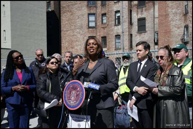 Public Advocate Tish James has oatmeal with fruit for breakfast. Photo: Letitia James