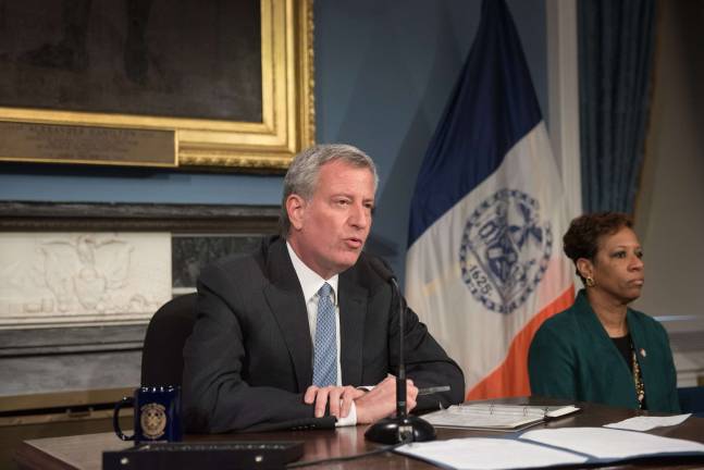Mayor Bill de Blasio’s charter revision commission is one of two panels concurrently reviewing the charter. In April, the City Council convened its own charter revision commission, which will send any ballot proposals in approves to voters in Nov. 2019. Photo: Michael Appleton/Mayoral Photography Office.
