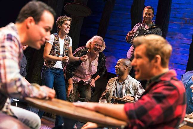 The cast of "Come from Away." Photo Matthew Murphy
