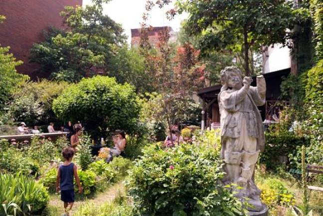 Inside the Elizabeth Street Garden on 211 Elizabeth Street. Photo: Beau Matic.