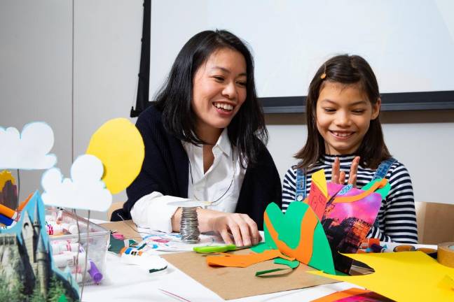 Families are coming together to create more art now that they’re all at home. (Photo: The Whitney Museum)