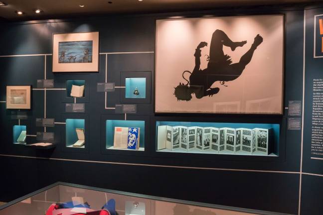 A linocut by Kara Walker, "African/American," is among about 150 items comprising the New York Public Library's “What’s New? Recent Acquisitions" exhibit. Photo: Jonathan Blanc/NYPL