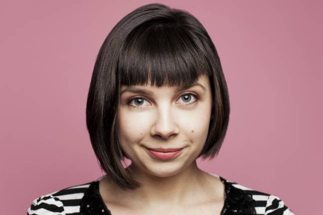 April Lavalle considers herself a “multi-hyphenate.” She’s an actor, writer, comedian and, now, a Broadway co-producer and Tony Award nominee. Photo: Sandy Honig