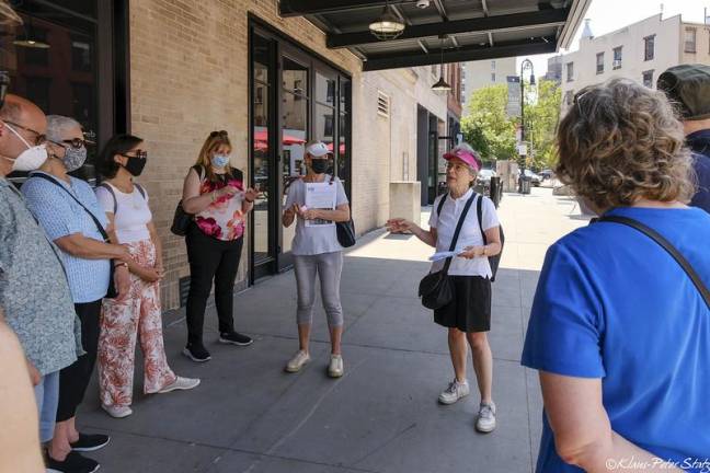 Jacquelyn Ottman shares stories of the now landmarked historic meatpacking district via walking tours online talks and a book. Photo: Klaus-Peter Statz