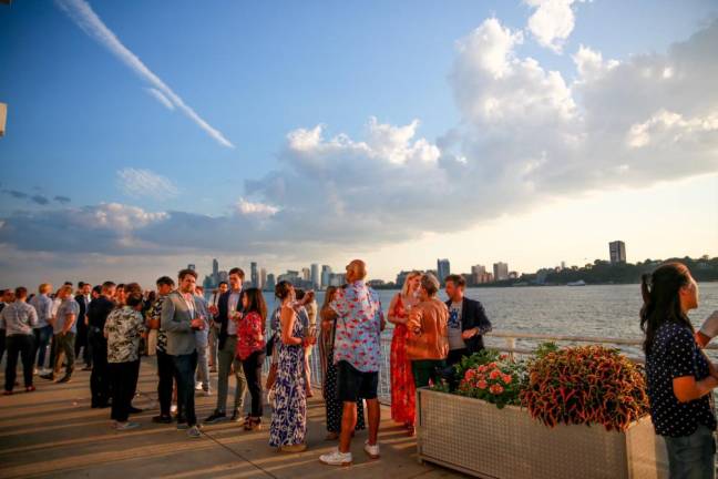 Outdoors at the 2019 Oasis benefit at Chelsea Piers. Photo courtesy of the Ali Forney Center