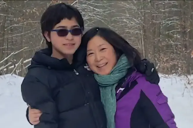 Missing Long Island boy Thomas Medlin and his mother, Eva Yan.