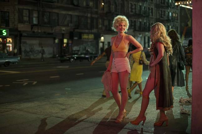Maggie Gyllenhaal as "Candy" (Eileen) in HBO's "The Deuce." Photo: Paul Schiraldi/HBO