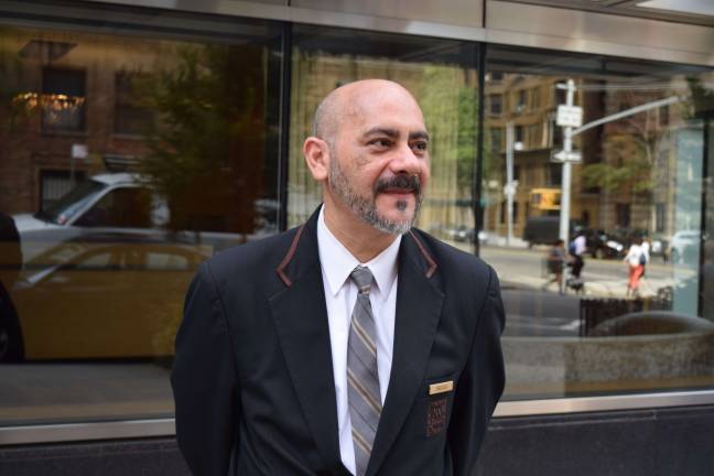 Enrique Calo, Jr. is a busy concierge. Photo: Genia Gould