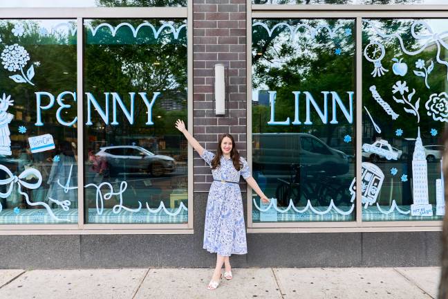 Penny Linn’s new New York location is in Chelsea on 10th Avenue at 28th Street in a unique space that was once an art gallery.