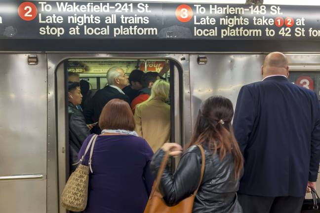 The state budget directs $418 million in city funding toward the MTA’s action plan to improve service on the subway system. Photo: Steven Strasser
