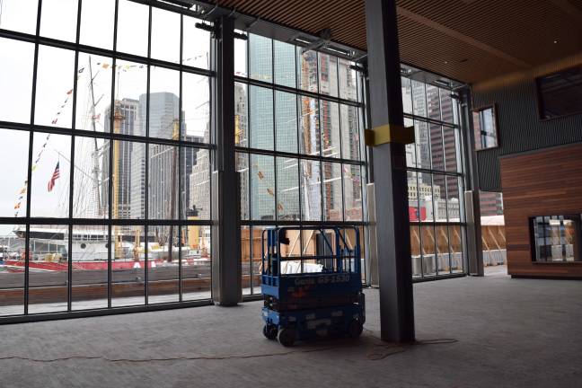 The new Pier 17, set to open this spring, is a centerpiece of developer Howard Hughes Corp.’s effort to revitalize the Seaport District as a commercial destination. Photo: Michael Garofalo