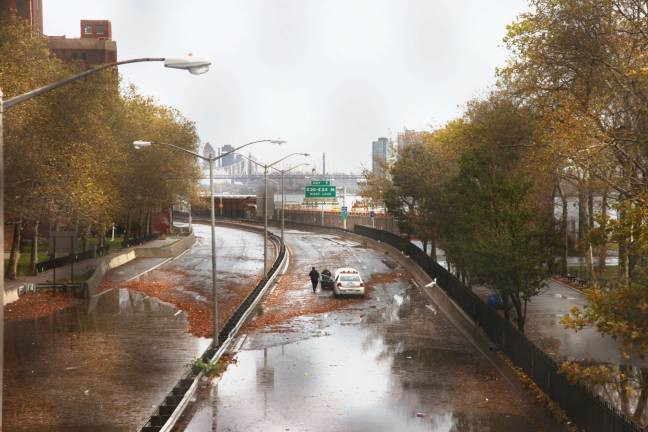 The FDR Drive in the days following Superstorm Sandy.