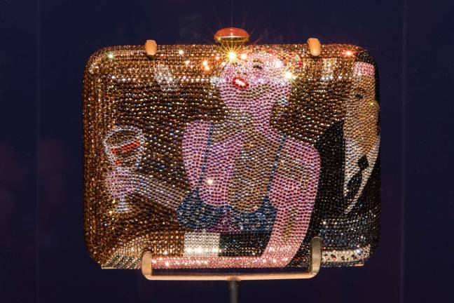 Gerson Leiber-inspired rhinestone-encrusted minaudiere. Photo: Jenna Bascom. Courtesy of the Museum of Arts and Design