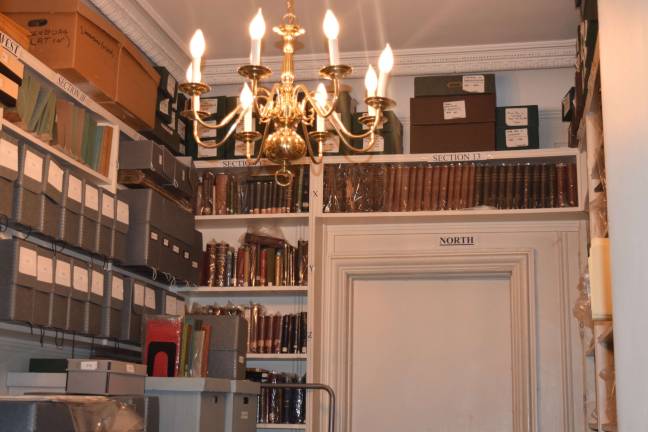 A fraction of the archives stored in the American Society for Psychical Research. Photo: Liz Hardaway