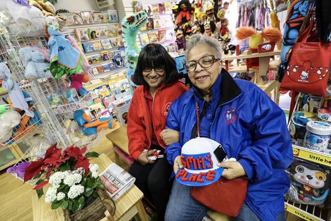 Dawn Harris-Martinez (front) of Grandma's Place in Harlem. Photo: Adrian Bacolo