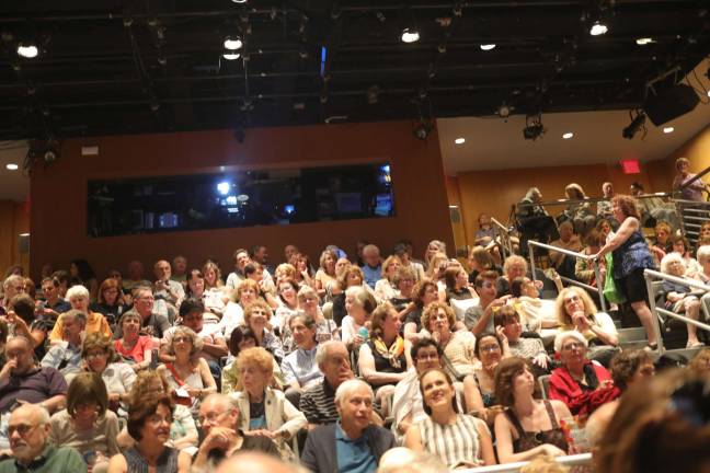 Crowd at the New Plaza Cinema’s tribute to Philip Roth at the Marlene Meyerson JCC. Photo courtesy of New Plaza Cinema