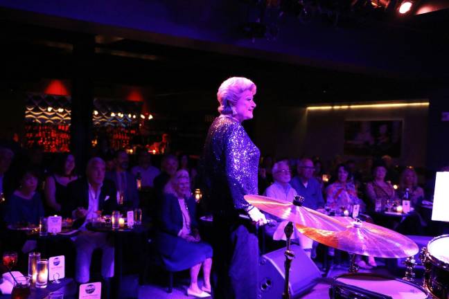 She sings, we swoon: Marilyn Maye, one of the first performers to grace the Birdland Theater stage. Photo: Kevin Alvey