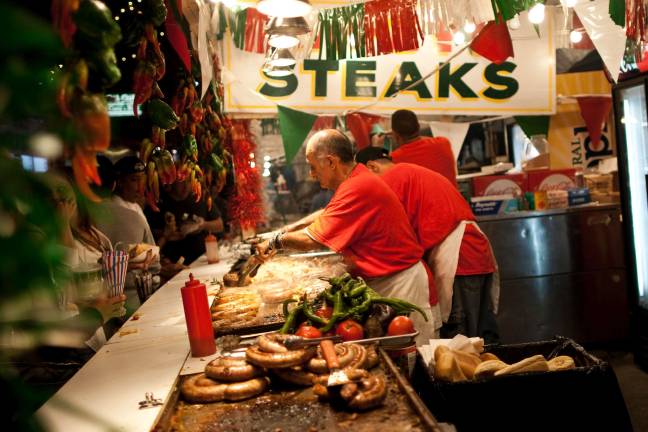 Some of the goodies served up at the Feast of San Gennaro. Photo: Tom Thai, via flickr