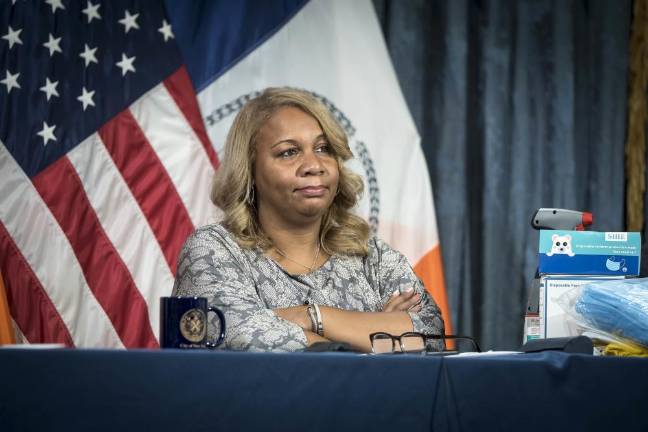 Schools Chancellor Meisha Ross Porter. The start of in-person school this week is a major milestone in the city’s pandemic recovery. Photo: Ed Reed/Mayoral Photography Office.