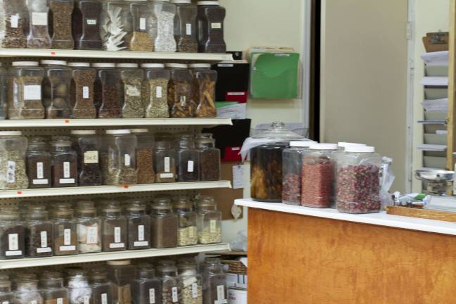 Herbs at t the Soho Acupuncture Center. Photo: Susan Marque