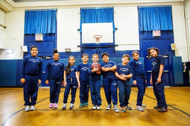 Students from Our Lady of Lourdes School in Manhattan. Photo: Andrew Holtz