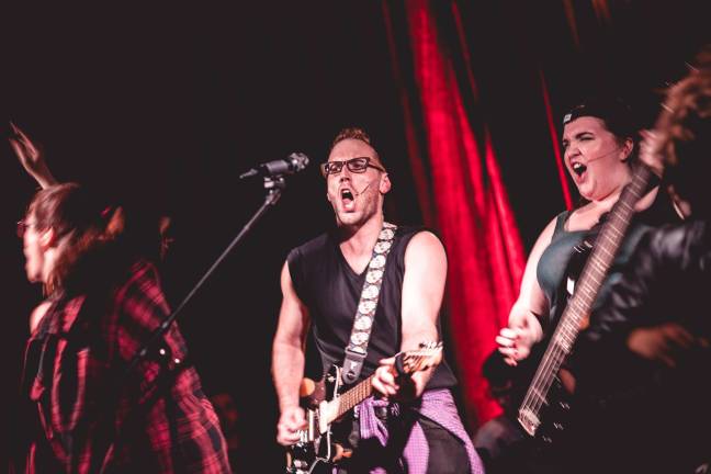 Smugbug Productions; the rockmusical “The Eleventh Hour! makes its Off-Broadway debut in Tribeca at the Town Stages. Photo: Zack Morrison