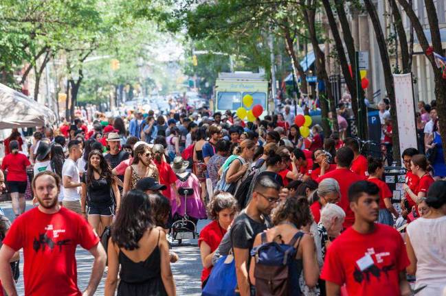 Rubin Museum block party. Photo: Lyn Hughes