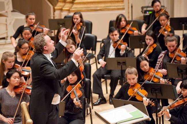 InterSchool Orchestras of New York students. Photo: Adam Hume