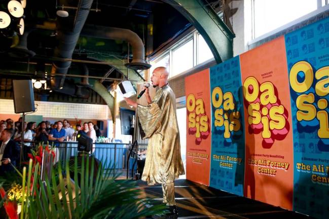 At the 2019 Oasis benefit at Chelsea Piers. Photo courtesy of the Ali Forney Center