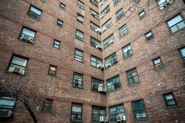 The city would like to replace all 15 of the badly run down buildings in the Fulton and Elliott Housing complex spread over seven acres in Chelsea.