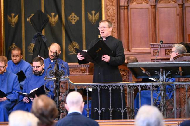 Tenor Sean Fallen is an active opera and oratorio soloist at many venues in New York City, as well as throughout the U.S. and on three continents. This is his second year performing in <i>The Crucifixion</i>.