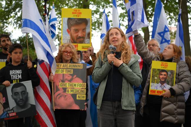 A sense of relief swept the Jewish community at home and abroad after the hostages were released early on Oct. 13. Supporters had gathered in a vigil in Central Park the day before, anxiously awaiting word which finally came early on Oct. 13.