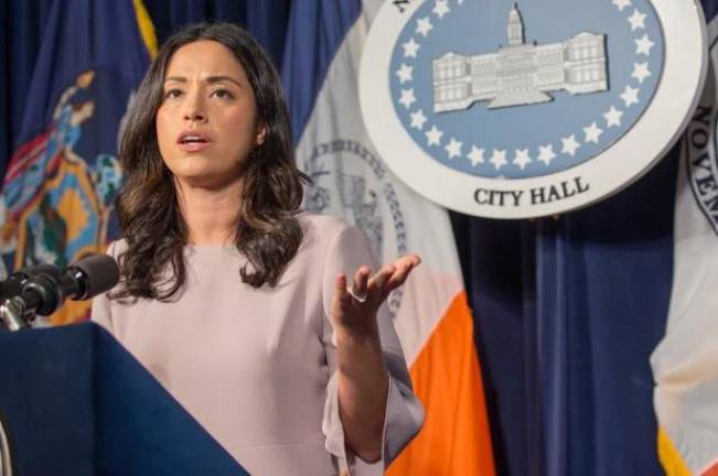 <b>Incumbent Carlina Rivera swept to victory in City Council District 2, although her rival Allie Ryan, a political novice, snagged nearly 40 percent of the vote. </b>Photo: Carlina Rivera City Council