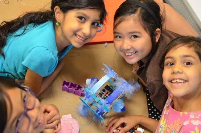 Two-year-olds through seventh-graders can take robotics classes at the Brooklyn Robot Foundry in Brooklyn and Manhattan. The Foundry offers week-long summer sessions, after-school programs and one-time classes. Photo: Josh Brechner