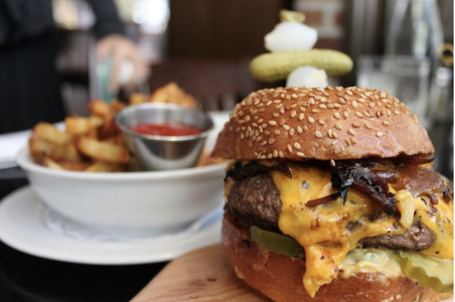 For over 15 years, the Park Ave. Burgers remains the upscale pub’s bestselling item.