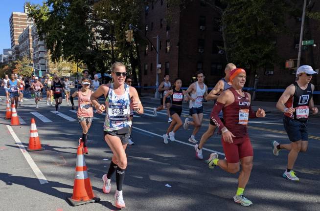 Taking it to the streets, fast runners in East Harlem.