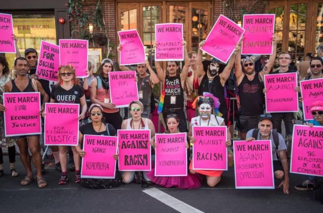 Queer Liberation March 2019. Photo courtesy of Reclaim Pride Coalition