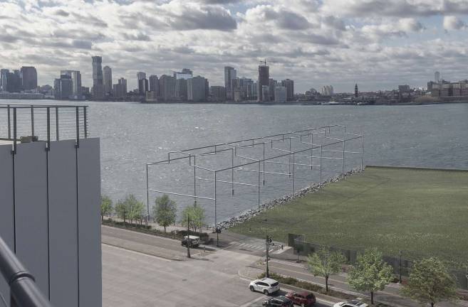 A rendering of the proposed project “Day’s End” by David Hammons. Image: Guy Nordenson and Associates