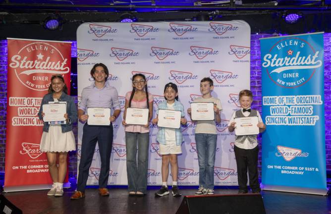 Pictured above are the competition winners. From left to right: Charlotte Van Ledtje, Brennan Scott, Mia Sanchez, Alejandro Kristensen, Riley Thompson, and Finn Lenter Foth.